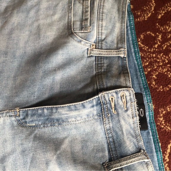 One 5 One Ankle Cropped Jeans with Slim Fit buttons bottom-size16-summertime - Picture 5 of 10